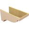 Ekena Millwork 12"W x 24"D x 12"H Wide Garner Rough Cedar Woodgrain TimberThane Corbel, Primed Tan CORUR12X24X12GARRCPR - alternate 2